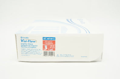 Visi-Flow 401913 ConvaTec Irrigation Sleeve Transparent 2-1/4in x 57mm -Box of 5